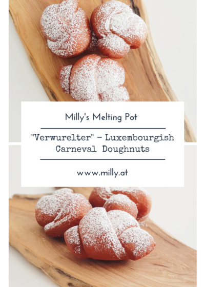 "Verwurelter" litteraly translated means "the messy/untidy ones". They are little knots, traditionally made of the left-over dough, and deep-fried.