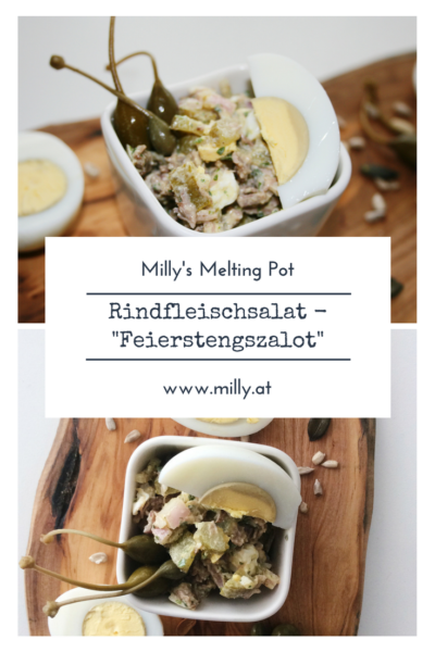 Es geht nichts über diese luxemburger Spezialität, die viele verschiedene Aromen auf ganz spezielle Art kombiniert - Feierstengszalot! #rezept #fleisch #luxemburg