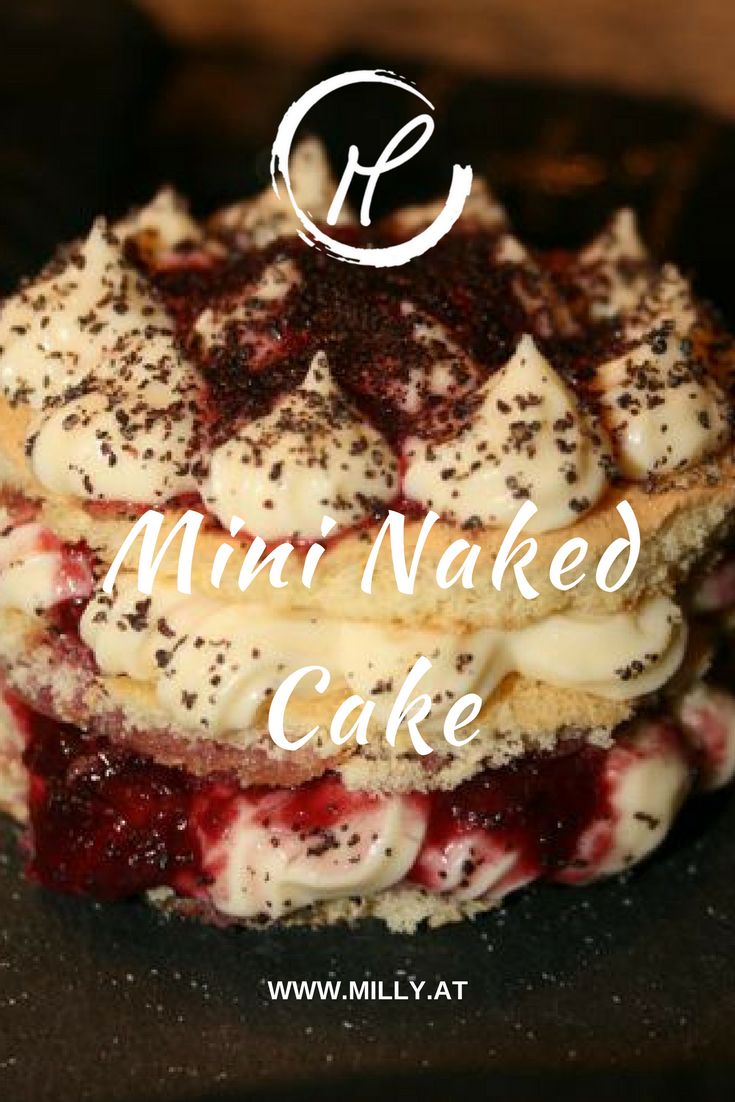 Who doesn't love a wonderful, fruity, creamy, vanilly, fluffly mini naked cake? Find the #recipe here and maybe even surprise your loved ones for #valentines or any other occasion!