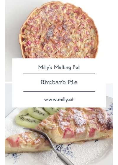 Rhubarb is one of the first spring messengers and you can use it in many recipes! My favorite is still this really quick rhubarb pie! #rhubarb #pie #recipe #quick