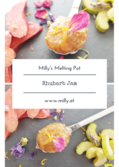 This recipe for a quick rhubarb jam will make you happy all year round! #rhubarb #jam #spring #sweet #breakfast #marmelade