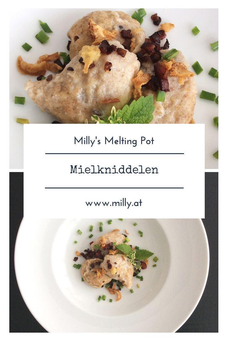 Discover this luxembourgish speciality Mielkniddelen - a typical dumpling. Tasty and delicious! #luxembourg #recipe #dumpling #mielkniddelen
