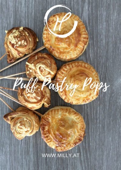 Every day I see such recipes for sweet or savory pops. These puff pastry pops look amazing styled as a "bouquet" and are perfect as an aperitif.