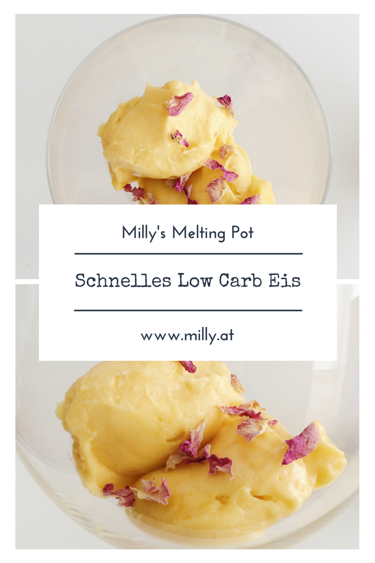 Eis ist ja mein Untergang! Viele verschiedenen Sorten sind einfach manchmal zu süß. Dieses low carb Eis hat 2 Zutaten und ist in 30 Sekunden gemacht! #eis #sommer #rezept #lowcarb