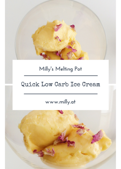 Ice cream is my downfall! But most ice creams have so much sugar! This low carb ice cream has 2 ingredients and is done in 30 seconds. #recipe #lowcarb #icecream #dessert