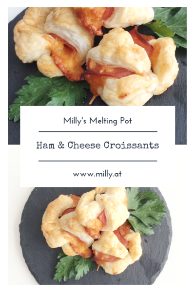 If you have the ingredients, you can make these croissants in less than 10 minutes. They are ideal as an aperitif, as fingerfood or on a salad as a starter.