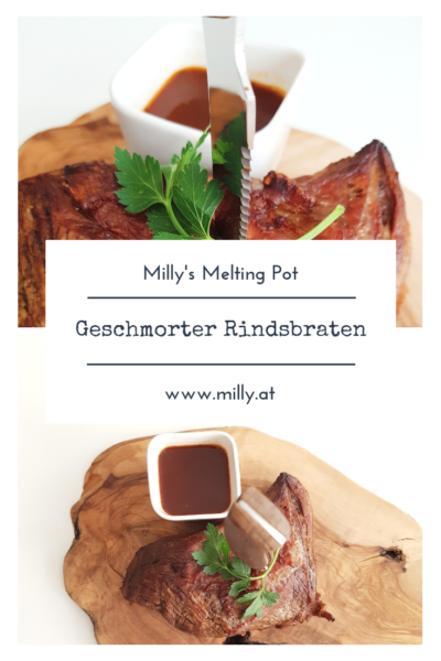 Für einen wundervollen herzerwärmenden SOnntagsbraten ist dieses Rezept für Schmorbraten ideal! #fleisch #sonntag #braten