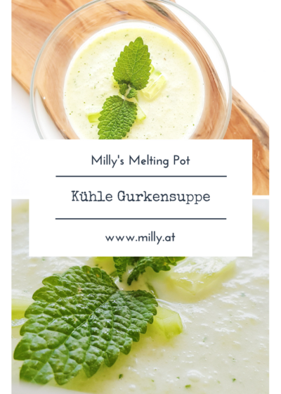 Serviert in einem Schnapsglas ist diese Gurkensuppe ein echter Hingucker und ein leckes Fingerfood für die nächste Feier! Und wie wird sie nun zubereitet? Ich glaube das kürzeste Rezept der Bloggeschichte:) #suppe #gurke #fingerfood