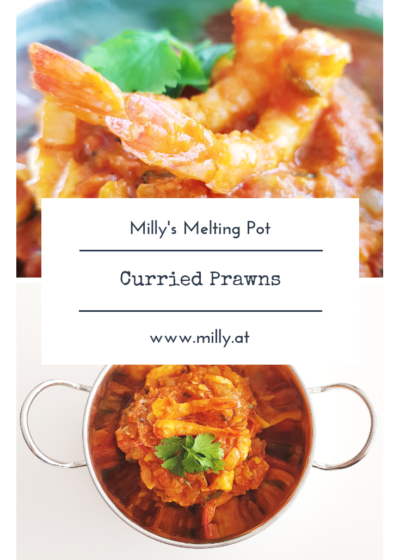 These quick curried prawns combines the heartyness of indian cuisine with some of the fresher elements of thai food! #recip #curry #shrimp #thai #indian
