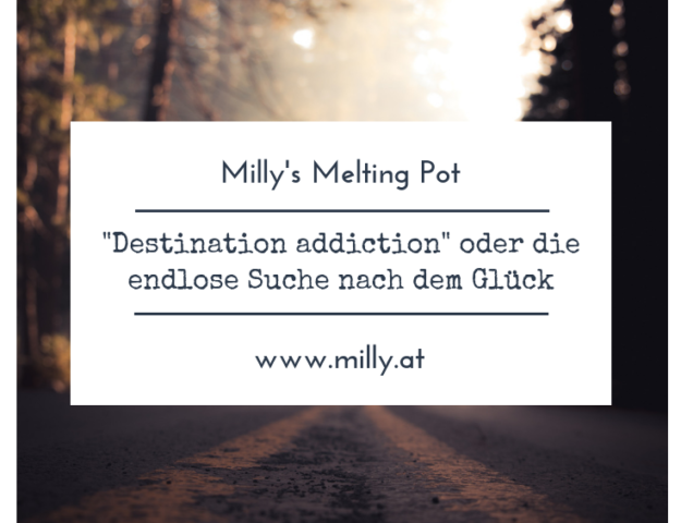 Manche Menschen sehen das Glück immer in der Zukunft, und sind daher buchstäblich "süchtig" nach der Suche nach dem Glück, weil sie es nie erreichen.