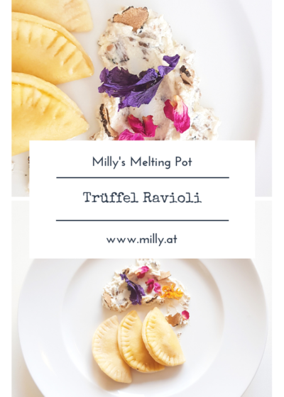 Ich wollte noch ein einfaches aber sehr feines Rezept für spezielle Anlässe mit dir teilen - meine Trüffel Ravioli. Einfach zuzubereiten und köstlich!