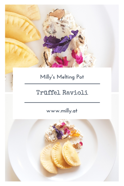 Ich wollte noch ein einfaches aber sehr feines Rezept für spezielle Anlässe mit dir teilen - meine Trüffel Ravioli. Einfach zuzubereiten und köstlich!