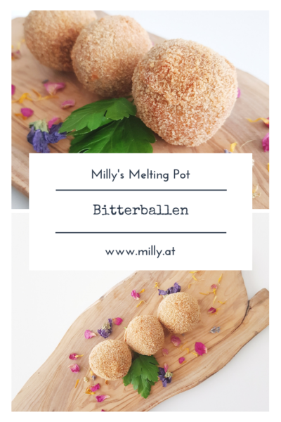 Bitterballen are deepfried meat croquettes - they have a ragout of beef, they are breaded and then fried. #bitterballen #snack