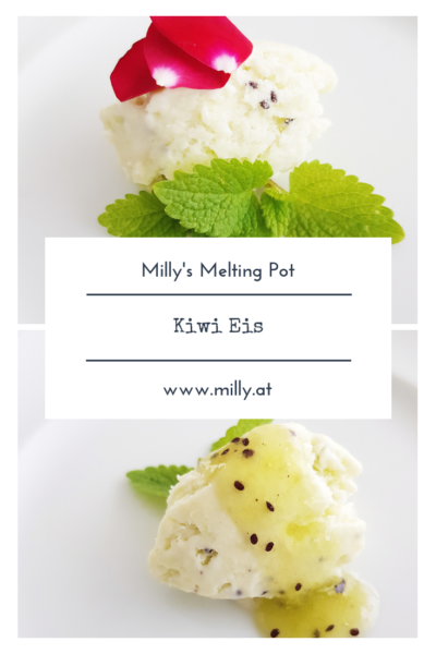 Leckeres, blitzschnelles und erfrischendes Kiwi Eis für die lauen sommerlichen Abende! #kiwi #eis #somme #gelato #obst #cocktail #frühling