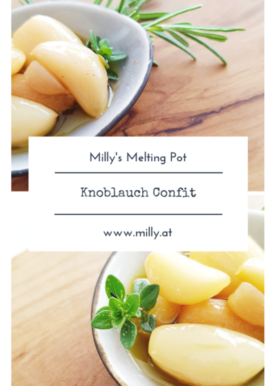Dieses Knoblauch Confit ist einfach zu machen und verwandelt scharfen Knoblauch in samtig weichen und würzigen Knoblauch! #knoblauch #confit #vorspeise