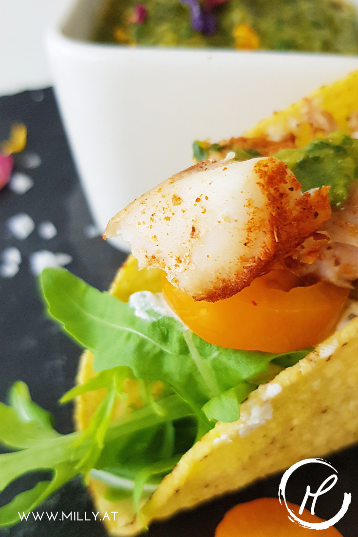 In true fusion food fashion - these tacos combine 2 very important things: they are delicious, and they make you love fish!!!