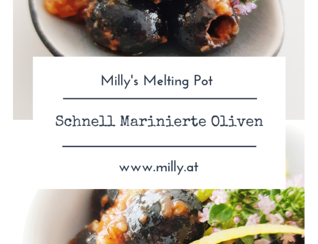 Diese schnell marinierten Oliven sind ein Hit und ein Gaumenschmaus! Ideal zu einem gekühlten Weißwein an einem lauen Sommerabend.