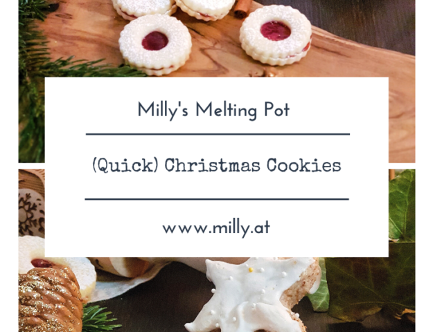 My 5 favorite Christmas Cookie recipes: Gingerbread, Linzer Augen, Vanilla Crescent Cookies, Cinnamon stars and a quick recipe for Spekulatius.